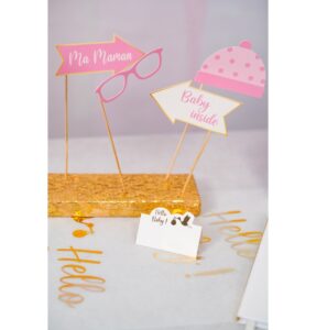Στικάκια PhotoBooth Baby Shower Girl (11 τεμ) - Image 2