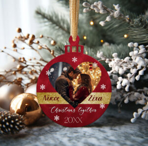 Στολίδι με φωτογραφία - Christmas Together - Image 2
