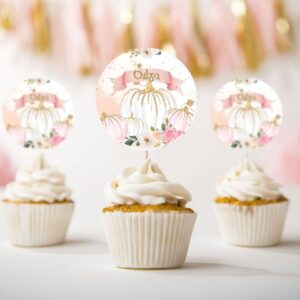 Topper Cupcake Κολοκύθα (6 τεμ)