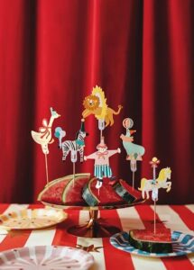 Toppers για Cupcakes Τσίρκο (6 τεμ) - Image 4