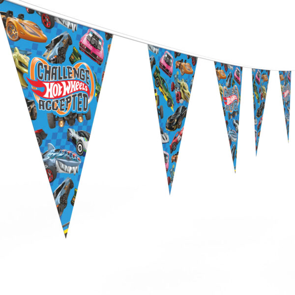 Τριγωνικά Σημαιάκια Hot Wheels 5m