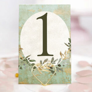 Αρίθμηση Τραπεζιών γάμου – Vintage (10 τεμ)