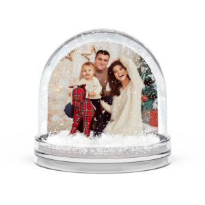 Χιονόμπαλα με Φωτογραφία - Οικογένεια