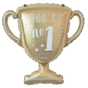 Μπαλόνι χρυσό Κύπελλο "You're No 1"