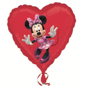 Μπαλόνι Minnie Mouse Κόκκινη Καρδιά 18''