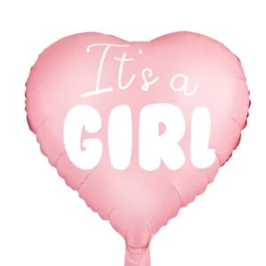 18" Μπαλόνι ροζ καρδιά It's a Girl