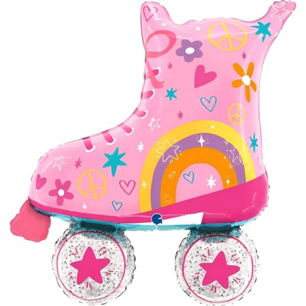 39” Μπαλόνι ροζ Roller Skates