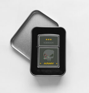 Αναπτήρας Μεταλλικός Τύπου Zippo - Army - Image 2