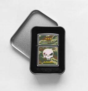 Αναπτήρας Μεταλλικός Τύπου Zippo - Army Captain - Image 2