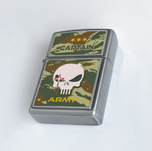 Αναπτήρας Μεταλλικός Τύπου Zippo - Army Captain