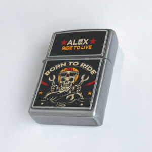 Αναπτήρας Μεταλλικός Τύπου Zippo - Born To Ride