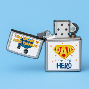 Αναπτήρας Τύπου Zippo -  DAD Is My Hero - Image 3