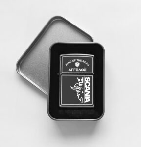 Αναπτήρας Μεταλλικός Τύπου Zippo - Scania King Of The Road - Image 2