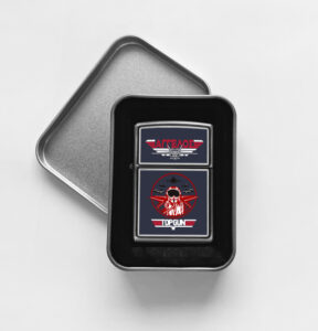 Αναπτήρας Μεταλλικός Τύπου Zippo - Top Gun - Image 2