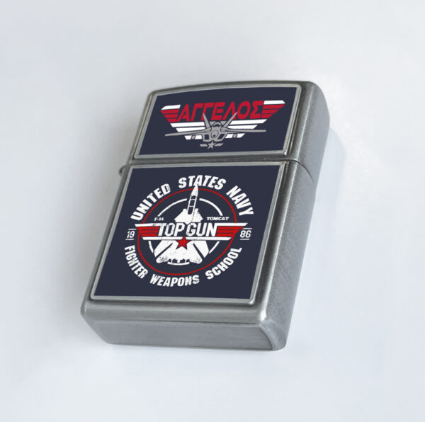 Αναπτήρας Μεταλλικός Τύπου Zippo - Top Gun Weapons School
