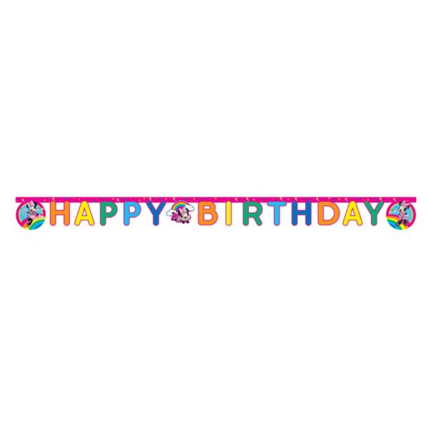 Γιρλάντα Happy Birthday Minnie (200 cm)