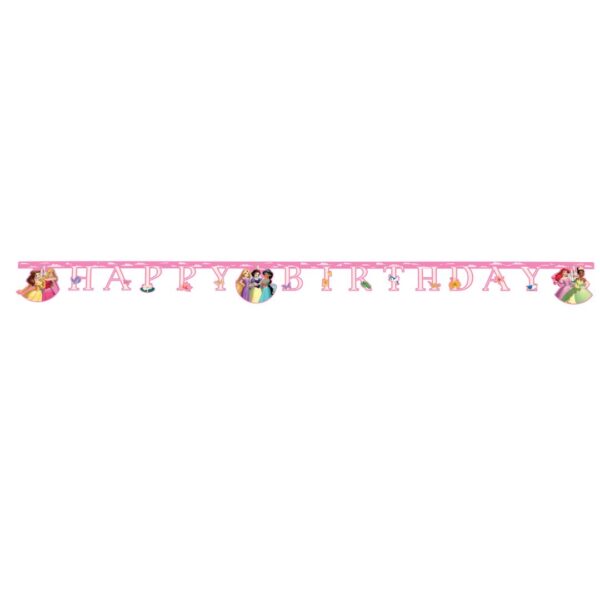 Γιρλάντα Happy Birthday Πριγκίπισσες (200 cm)