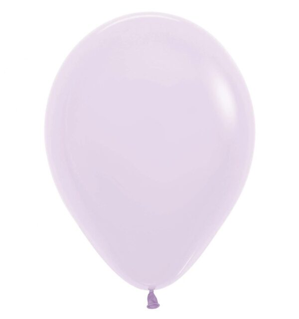 Λιλά Pastel Matte λάτεξ Μπαλόνι