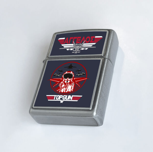 Αναπτήρας Μεταλλικός Τύπου Zippo - Top Gun