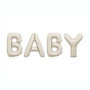 55" Μπαλόνι φράση 'Baby'  - Μπεζ