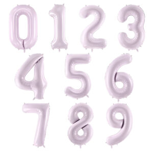 Μπαλόνια Αριθμοί Λιλά 86 cm - 34"