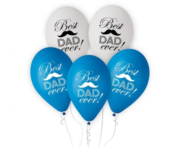 Μπαλόνια Best Dad ever (5 τεμ)