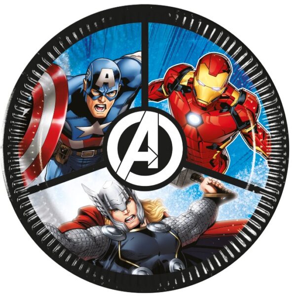Πιάτα γλυκού Avengers - Evergreen (8 τεμ)