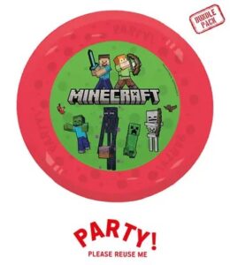 Πιάτα πολλαπλών χρήσεων - Minecraft (4 τεμ) - Image 3