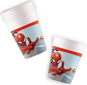 Ποτήρια πάρτυ Spiderman - Crime Fighter (8 τεμ) - Image 2