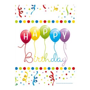 Σακουλάκια για δωράκια Happy Birthday (6 τεμ)