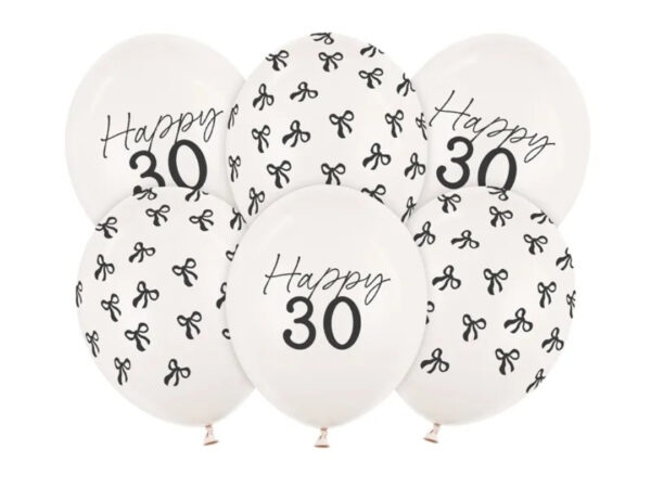 Σετ Μπαλόνια Happy 30 (6 τεμ)
