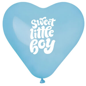 17" Μπαλόνι Καρδιά Sweet Little Boy (25 τεμ)