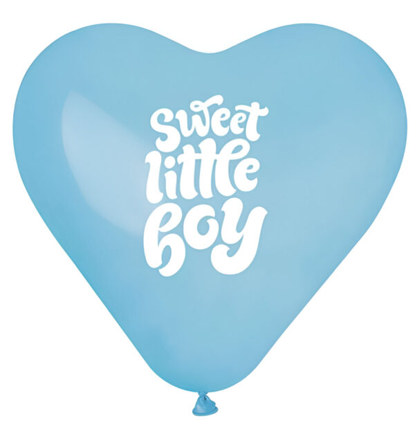 17" Μπαλόνι Καρδιά Sweet Little Boy (25 τεμ)
