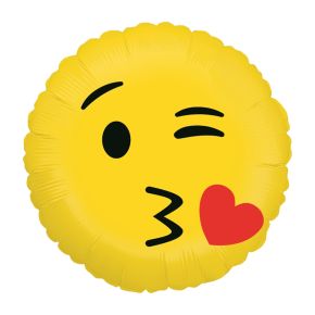 18'' Μπαλόνι Emoji Φιλάκι