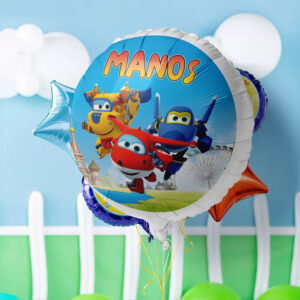 18" Μπαλόνι Foil Tυπωμένο Super Wings Στρογγυλό