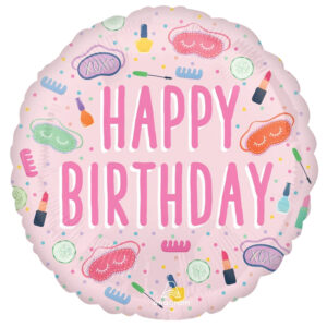18" Μπαλόνι Happy Birthday Spa Party