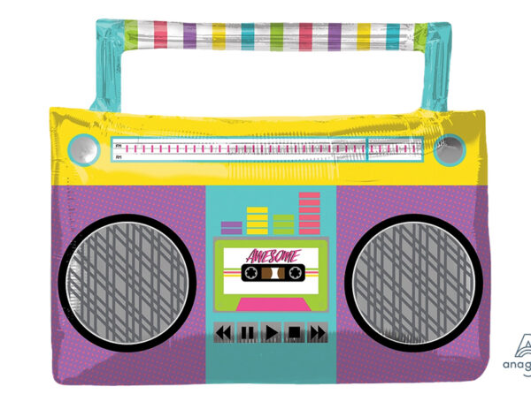 27'' Μπαλόνι Retro Κασετόφωνο Boombox
