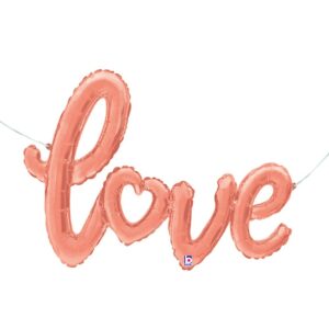 47'' Μπαλόνι "Love" ροζ χρυσό