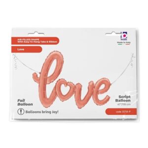 47'' Μπαλόνι "Love" ροζ χρυσό - Image 3