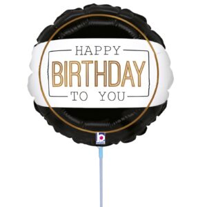 9'' Mini Shape Μπαλόνι Happy Birthday