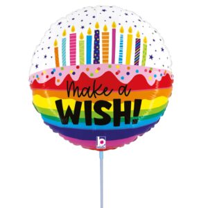 9'' Mini Shape Μπαλόνι Make A Wish