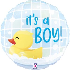9'' Μπαλόνι Γέννησης Παπάκι It's A Boy