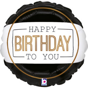 9'' Μπαλόνι στρογγυλό Happy Birthday