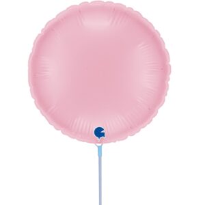 9" Mini Shape στρογγυλό Μπαλόνι παστέλ Ροζ
