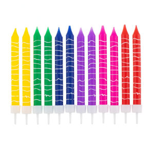 Κεράκια Γενεθλίων Crayons (12 τεμ)