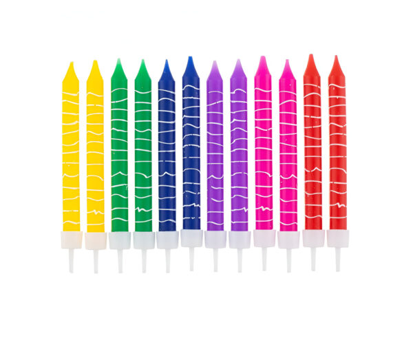 Κεράκια Γενεθλίων Crayons (12 τεμ)