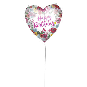 18'' Μπαλόνι Καρδιά Happy Birthday