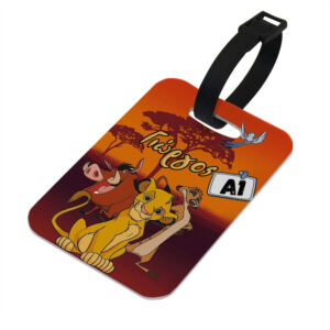Bag Tag Lion King Timon & Pumbaa