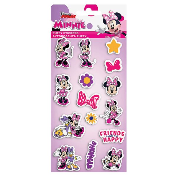 Αυτοκόλλητα 3D Minnie Mouse (15 τεμ)