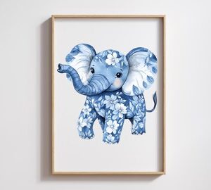 Βάπτιση Blue Toile - Ζώα Ζούγκλας
